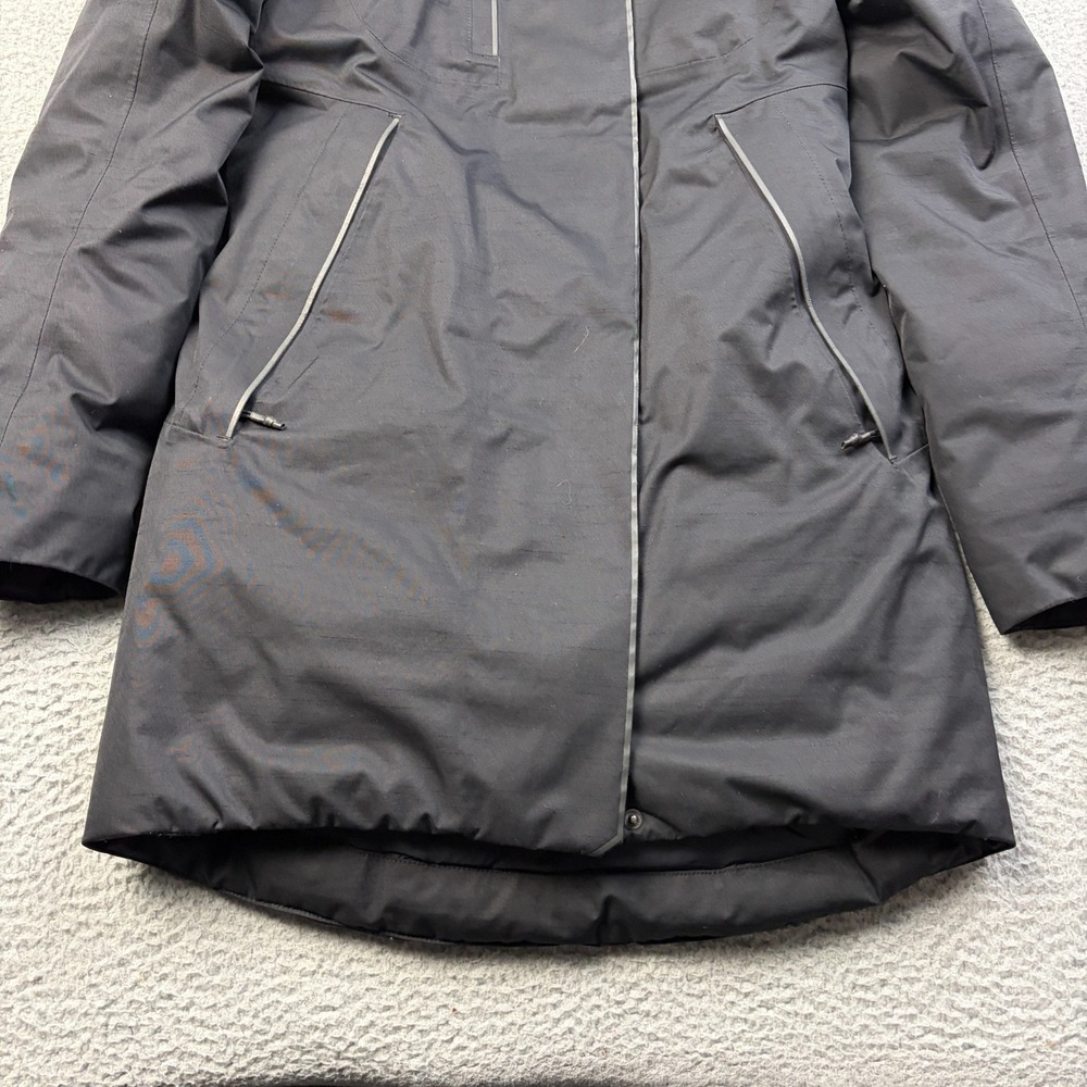 The North Face Womens Far Nothern Waterproof Goose Down Parka Jacket XS Black - Picture 2 of 12